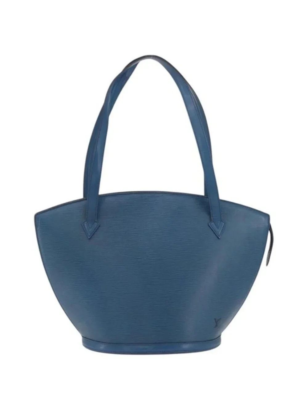 Authentic LOUIS VUITTON Epi Saint Jacques Shopping Shoulder Bag Blue M52275 LV